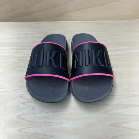 Nike Womens Offcourt Black Pink Slip On Slides Sandals BQ4632-004 Size US 7 - Picture 2 of 8